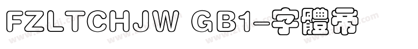 FZLTCHJW GB1字体转换